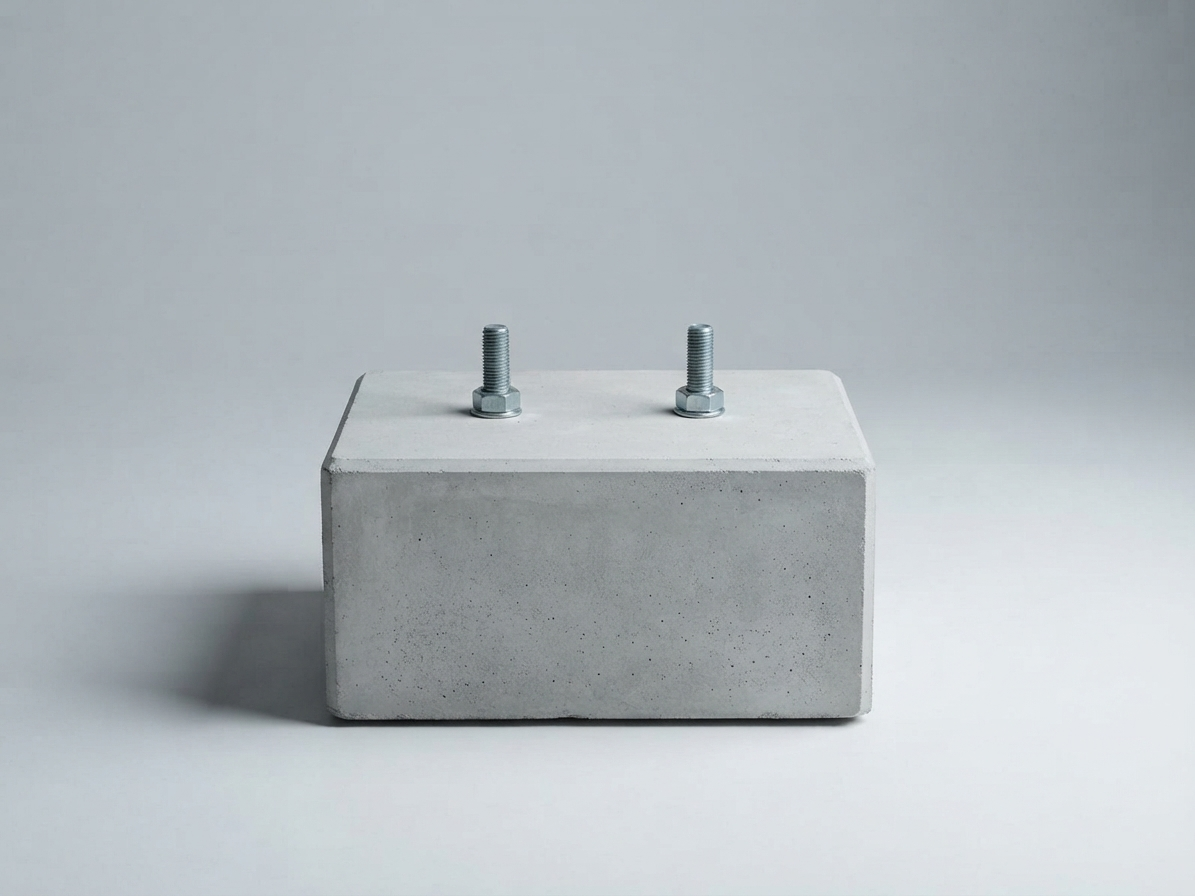 Socle de béton